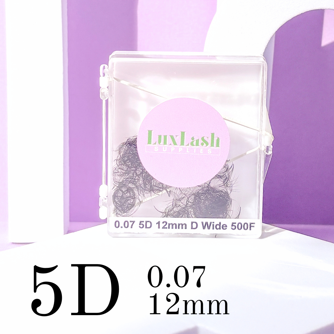 5D Promade Wide Lashes | D curl | 0.07 | 500 fans | 9 -14mm