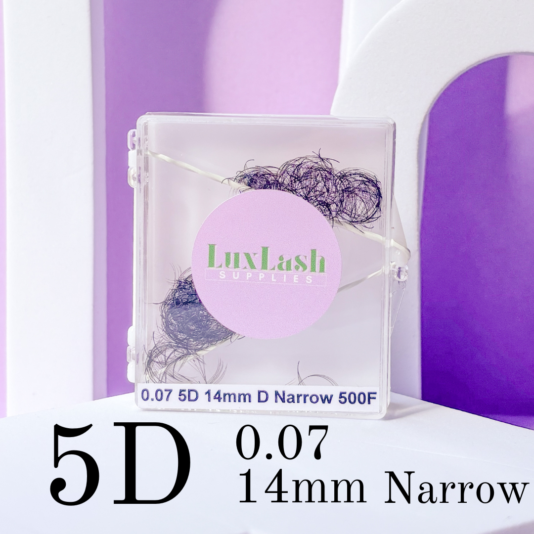 5D Promade Narrow Lashes | D curl | 0.07 | 500 fans | 9 - 14mm
