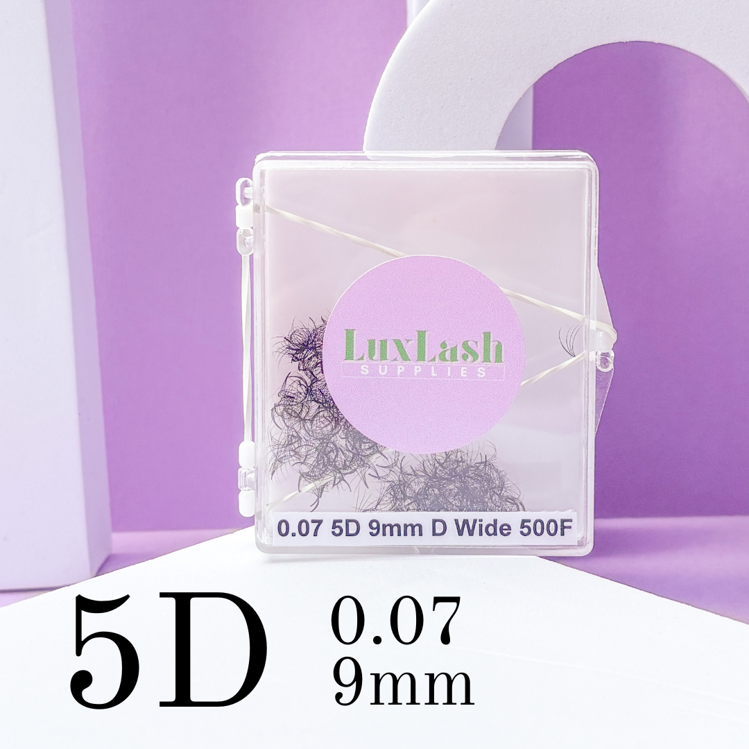 5D Promade Wide Lashes | D curl | 0.07 | 500 fans | 9 -14mm