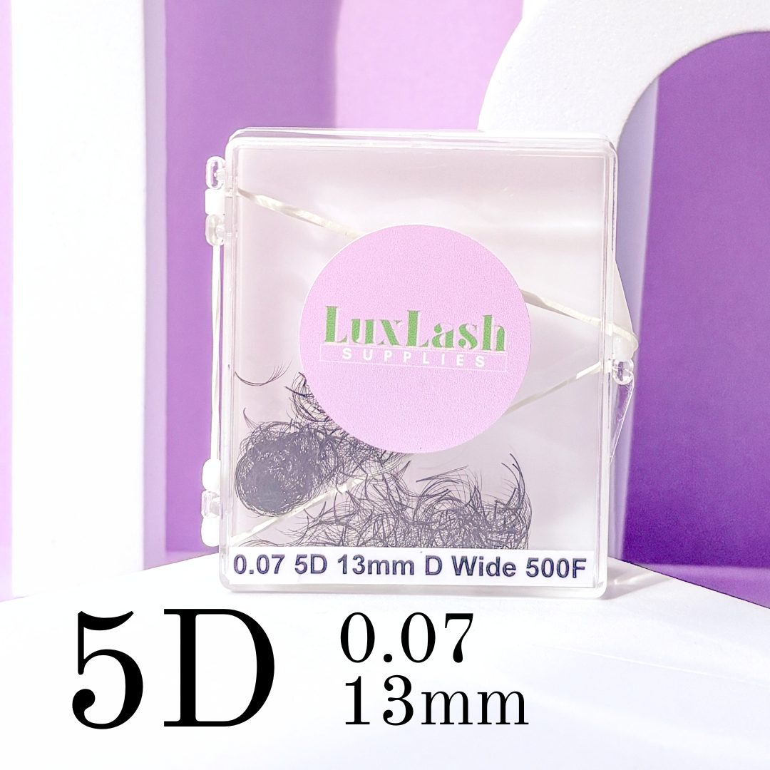 5D Promade Wide Lashes | D curl | 0.07 | 500 fans | 9 -14mm