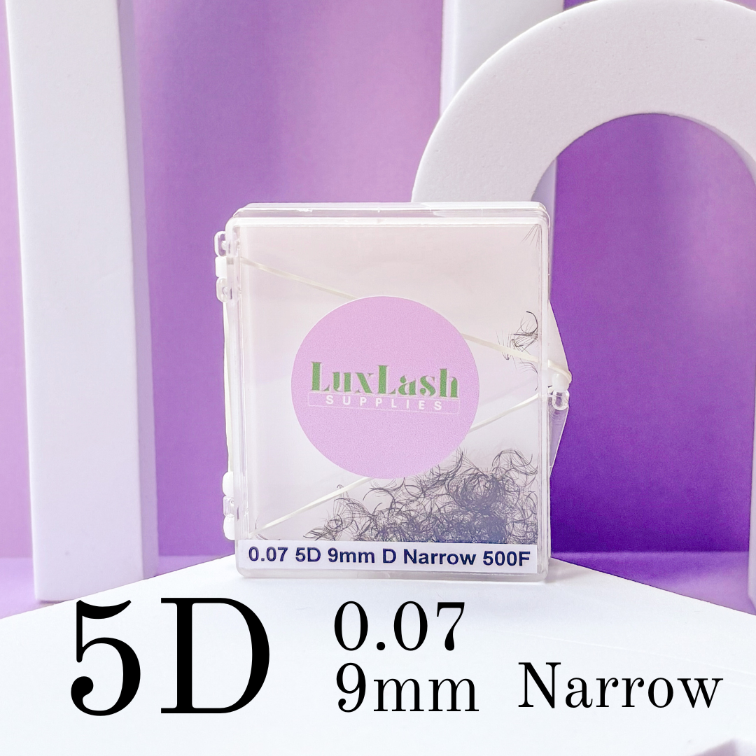 5D Promade Narrow Lashes | D curl | 0.07 | 500 fans | 9 - 14mm