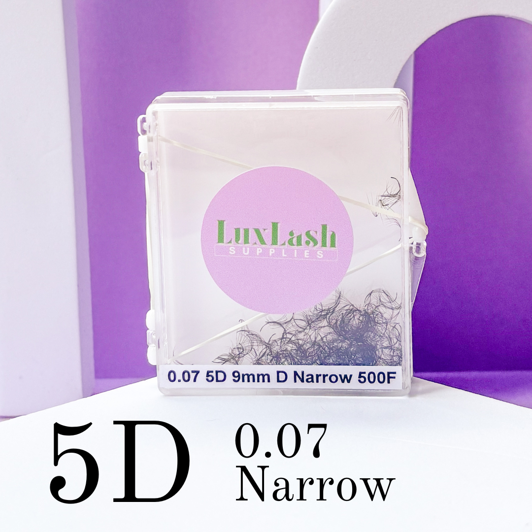 5D Promade Narrow Lashes | D curl | 0.07 | 500 fans | 9 - 14mm