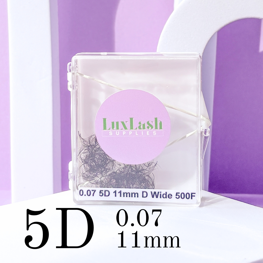 5D Promade Wide Lashes | D curl | 0.07 | 500 fans | 9 -14mm